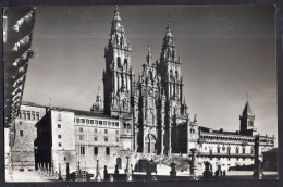 España - Circa 1920 - Postcard - La Coruña - Santiago De Compostela - Spain Square And Cathedral - La Coruña