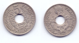 French Indochina 5 Centimes 1923 - Französisch-Indochina