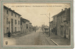 CPA (69) LIMONEST - Aspect De La Gendarmerie Et De La Route De Limonest En 1914 - Limonest