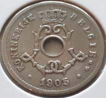 BELGIQUE LEOPOLD II 5 CENTIMES 1905/1904 VL - 5 Cent