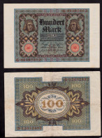 GERMANIA 100 MARCHI 1920  PIK 69B BB - 100 Mark