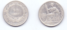 French Indochina 20 Centimes 1921 - Französisch-Indochina