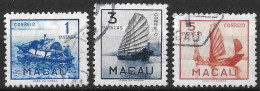 Macau Macao – 1951 Typical Boats Used Set - Used Stamps