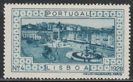 Vignette/ Vinheta, Portugal - 1928, Paisagens E Monumentos. Lisboa -||- MNG, Sans Gomme - Local Post Stamps