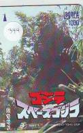 FILM (344) * GODZILLA  *  DINOSAURUS * FILM MOVIE CINEMA KINO Auf Prepaidcarte Japan . 7-ELEVEN - Film