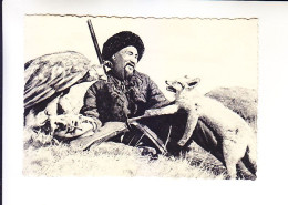 CENTRAL ASIA KYRGYZSTAN THIAN-CHAN HUNTER WITH ROYAL EAGLE AND THEIR PREY ( FOX ) - Kyrgyzstan