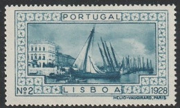 Vignette/ Vinheta, Portugal - 1928, Paisagens E Monumentos. Lisboa -||- MNG, Sans Gomme - Emissioni Locali