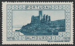 Vignette/ Vinheta, Portugal - 1928, Paisagens E Monumentos. Almourol -||- MNG, Sans Gomme - Ortsausgaben