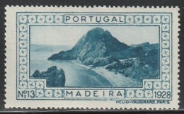 Vignette/ Vinheta, Portugal - 1928, Paisagens E Monumentos. Madeira -||- MNG, Sans Gomme - Emissioni Locali