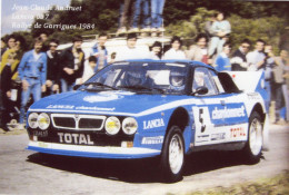 Lancia Rallye 037 -  Rallye De Garrigues 1984  - Pilote: Jean-Claude Andruet -  15x10cms PHOTO - Rallyes