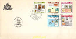 714542 MNH SAN MARINO 1988 PROMOCION DE LA FILATELIA - Unused Stamps