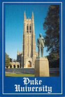 USA Durham NC Duke University Statue Of James Buchanan Duke & Duke Chapel - Durham