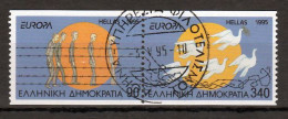 Griekenland  Europa Cept 1995 Type C  Paar Gestempeld - 1995