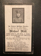 Sterbebild Wk1 Bidprentje Wo1 Avis Décès Deathcard IR12 Neuville St. Vaast  Block 5 Grab 181 Aus Apfeltrang - 1914-18