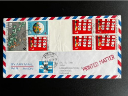 JAPAN NIPPON 1975 AIR MAIL LETTER NADA KOBE TO AMSTERDAM 16-05-1975 - Brieven En Documenten