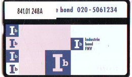 Telefoonkaart  LANDIS&GYR  NEDERLAND * RCZ.841.01  248A * INDUSTRIEBOND FNV * TK * ONGEBRUIKT * MINT - Privadas