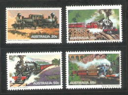 Australia - Scott 707-710 Mint  Train - Mint Stamps