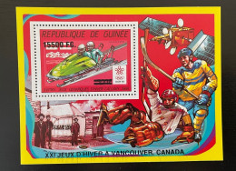 Olympische Spelen  1988  , Guinea  - Blok Met Opdruk Postfris - Invierno 1988: Calgary
