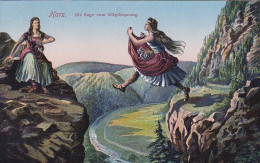 AK Harz - Die Sage Vom Mägdesprung - 1922 (65724) - Fairy Tales, Popular Stories & Legends