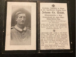 Sterbebild Wk1 Bidprentje Wo1 Avis Décès Deathcard Galizien HORODENKA Juli 1917 Aus Berg - 1914-18