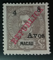 MACAU - D.CARLOS I, COM SOBRETAXA CE199 - Nuovi