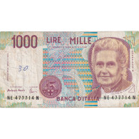 Billet, Italie, 1000 Lire, D.1990, KM:114c, TB+ - 1000 Lire