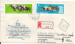 Sur Lettres Recommandées  MAGYAR LOSPORT 1961 - Storia Postale