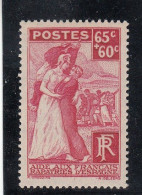 France - Année 1938 - Neuf** - N°YT 401** - Au Profit Du Comité D'assistance Aux Français Rapatriés D'Espagne - Unused Stamps