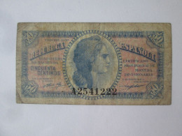 Spain 50 Centimos 1937 Banknote See Pictures - Andere & Zonder Classificatie