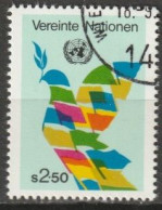 UNO Wien 1980 Mi-Nr.8 O Gestempelt Friedenstaube ( 1201) Günstige Versandkosten - Usati