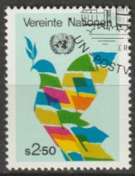 UNO Wien 1980 Mi-Nr.8 O Gestempelt Friedenstaube ( 1202) Günstige Versandkosten - Used Stamps