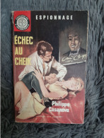 Echec Au Cheik - Philippe Casanova, Espionnage, éditions De L' Arabesque, Roman Couverture JEFF DE WULF - Ohne Zuordnung