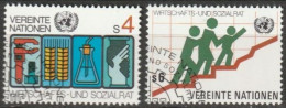 UNO Wien 1980 MiNr.14 - 15 O Gest. ECOSOC ( 1387 )  Günstige Versandkosten - Usati