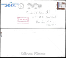 Canada Grande Prairie 17c Postal Stationery Cover Mailed 1979 - Lettres & Documents