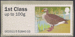 GB 2011 - 14 QE2 1st Greylag Goose Post & Go Umm SG FS 16 ( J1142 ) - Post & Go (automatenmarken)