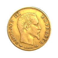 Second-Empire- 5 Francs Napoléon III Tête Nue 1860 Paris - 5 Francs (oro)