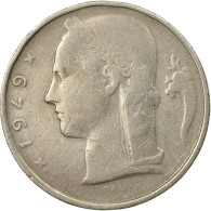 Monnaie, Belgique, 5 Francs, 5 Frank, 1949, TB+, Copper-nickel, KM:135.1 - 5 Franc