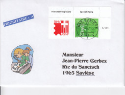 No 1327 Sur Lettre Oblitérée Le 1er Jour D'émission, Savièse Le 3.09.2009 - Cartas & Documentos