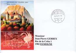 No 1329 Sur Lettre Oblitérée Leytron Le 11 11 11 à 11 H. - Storia Postale