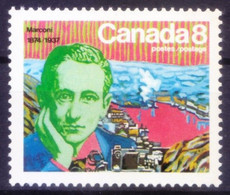 Canada 1974 MNH, Marconi Nobel Physics Winner, Invented Radio - Prix Nobel