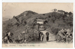 CPA - Algérie - Village Kabyle Et Le Djurdjura - Tizi Ouzou