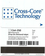 @ + Carte Test Magnetique : Cross-Core Technology - Plicards - Type Clé Hotel - Hotel Key Cards