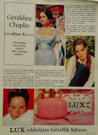 LUX SOAP ADVERTISING/ BEAUTY SOAP OF THE STARS "GERALDINE CHAPLIN" - Kosmetika