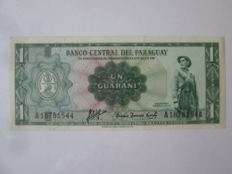 Paraguay 1 Guarani 1963 Pick 193 Banknote UNC See Pictures - Paraguay