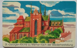 Germany 6DM  K 0006 05/1999 2,500 Mintage - St. Georgen - Kirche Zu Wismar Nach Der Wiederhestellung , Ihre Sparkasse - K-Series: Kundenserie