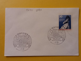 1971 FDC BUSTA  PRIMO GIORNO FIRST DAY COVER  GERMANIA GERMANY BERLIN DEUTSCHE  FUNKAUSSTELLUNG OBLITERE' - 1971-1980