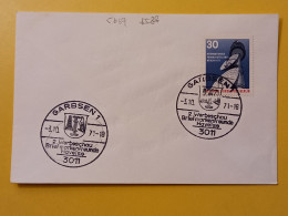 1971 FDC BUSTA  PRIMO GIORNO FIRST DAY COVER  GERMANIA GERMANY BERLIN DEUTSCHE  FUNKAUSSTELLUNG OBLITERE' - 1971-1980