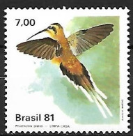 Brazil - MNH ** 1981 : Planalto Hermit  -  Phaethornis Pretrei - Colibríes