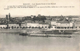 FRANCE - Macon - Les Quais Nord Et Du Breuil - Carte Postale Ancienne - Macon