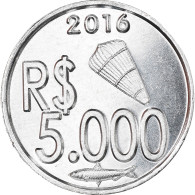 Monnaie, CABINDA, 5.000 Reais, 2016, SPL, Aluminium - Angola